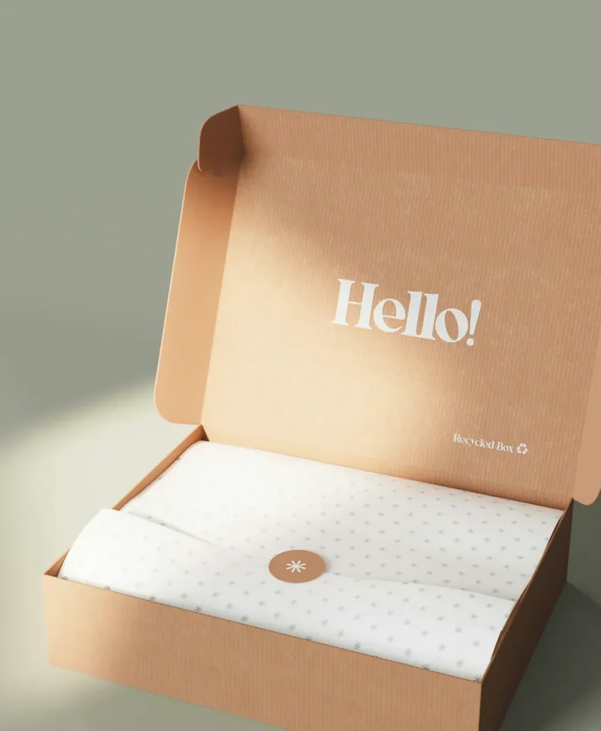 packaging d'un objet publicitaire